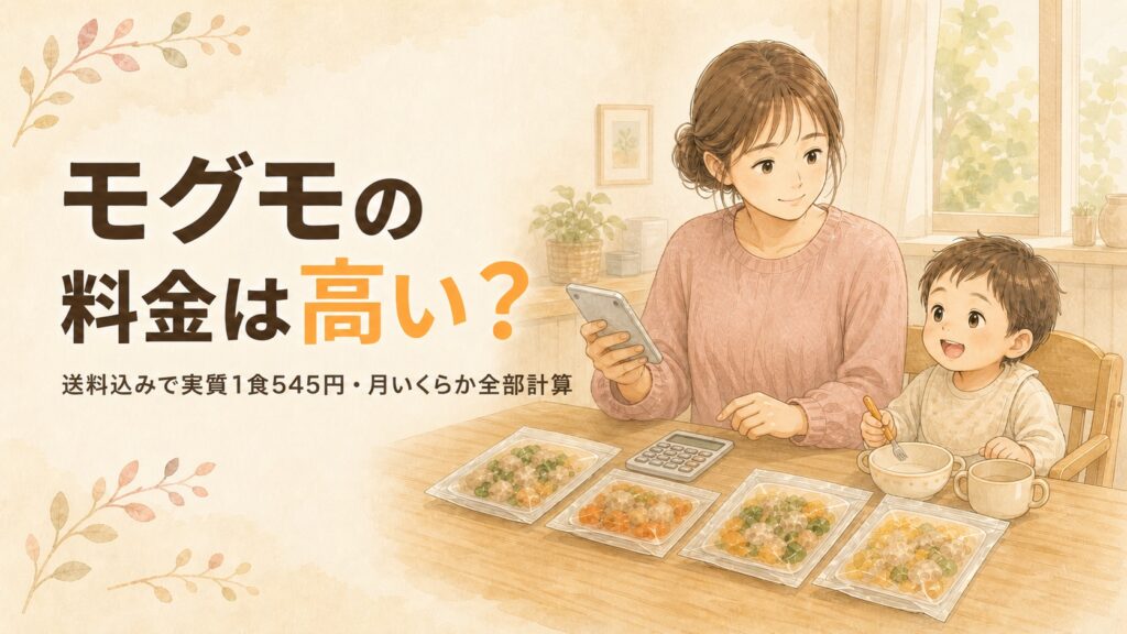 モグモの料金を送料込みで計算した記事のアイキャッチ
